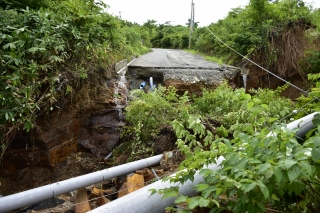 8.5本合海地内道路崩壊現場2の画像