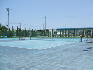 福田テニスコートの画像