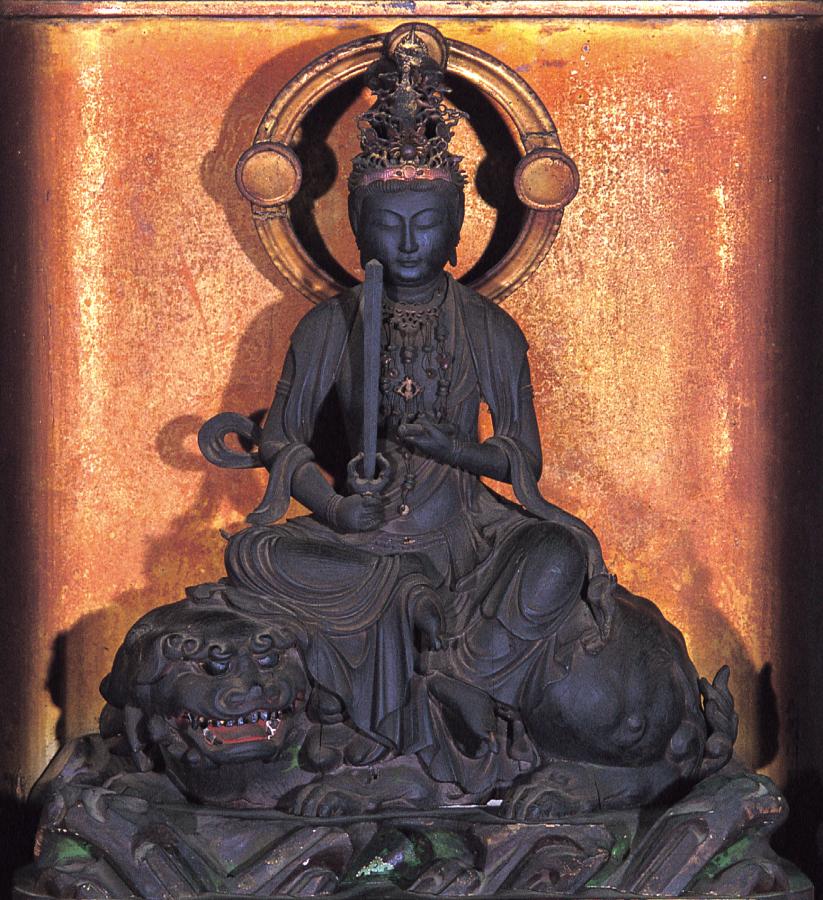 木造 文殊菩薩座像の画像