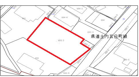 旧萩野児童館用地 所在図の画像