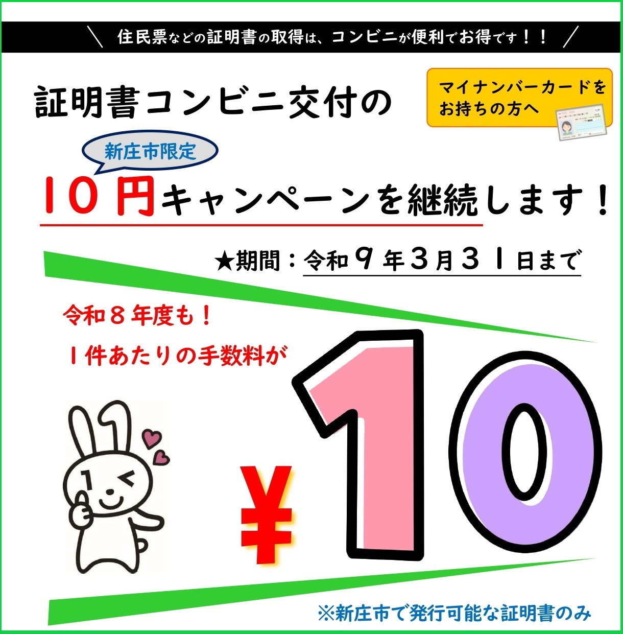 R8コンビニ交付10円キャンペーン画像