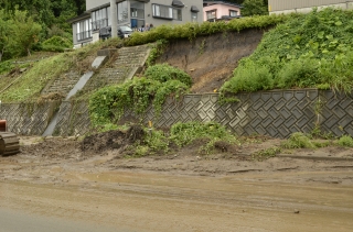 8.5長坂の崩落現場の画像