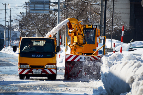 除雪車の写真