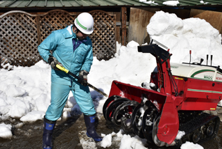 除雪作業の写真 その1